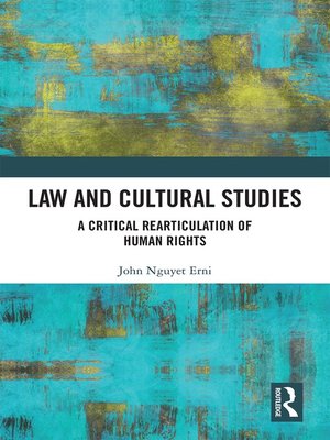 cover image of Law and Cultural Studies